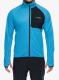 Mikina bez kapuce Columbia Triple Canyon Grid Fleece Full Zip II - compass blue heather/black
