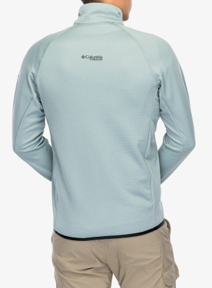 Mikina bez kapuce Columbia Triple Canyon Grid Fleece Full Zip II - crushed blue/black
