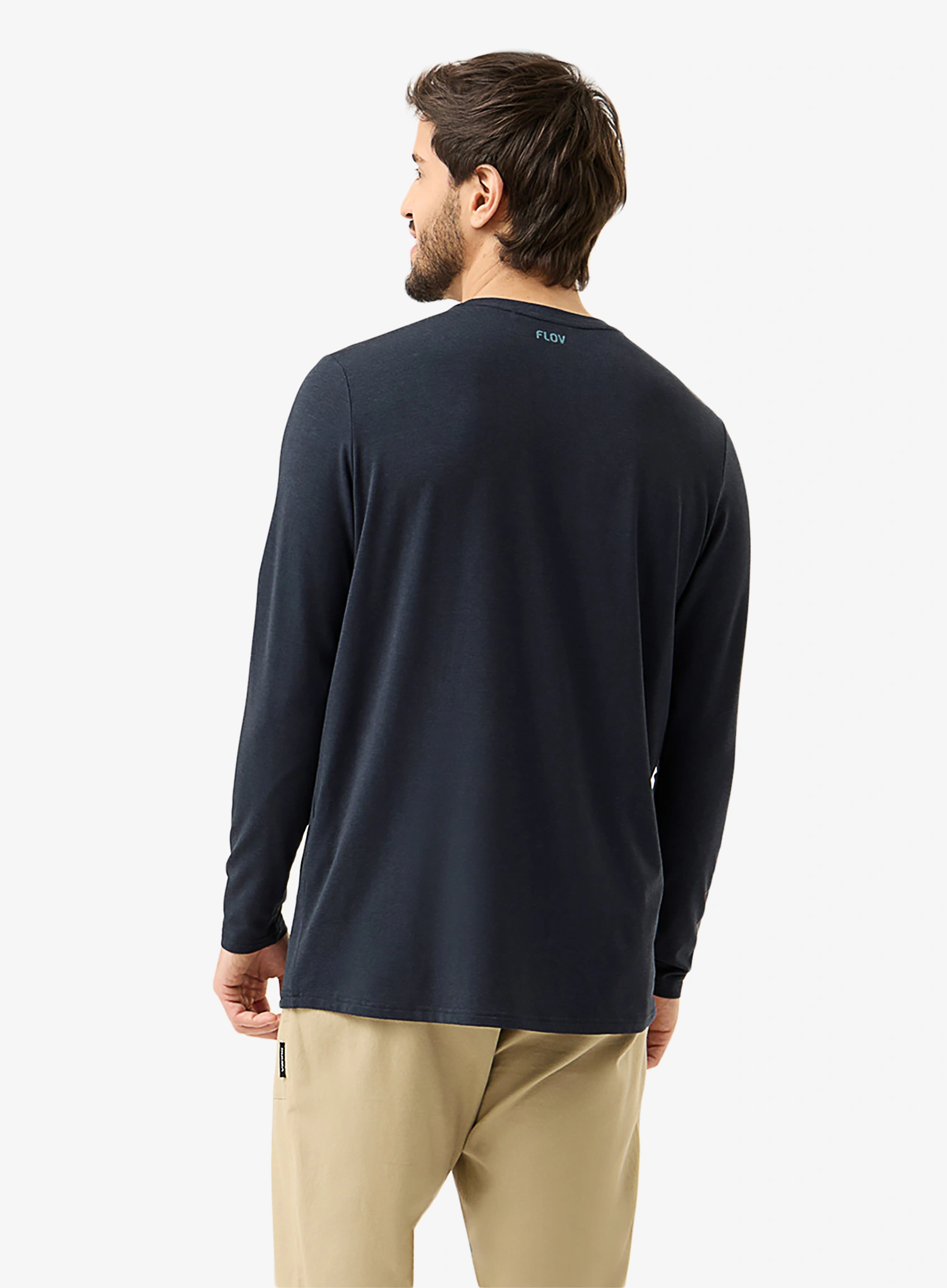 Mikina bez kapuce Flov Perris - navy/blue
