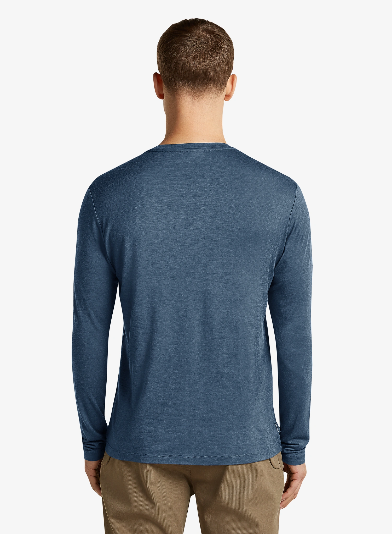 Mikina bez kapuce Icebreaker Merino 150 Tech Lite LS Tee IB Vertical - dawn