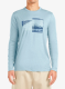 Mikina bez kapuce Icebreaker Merino 150 Tech Lite LS Tee Peak Bal - flint blue