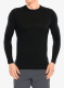 Mikina bez kapuce Inov-8 Merino Long Sleeve T-Shirt - black