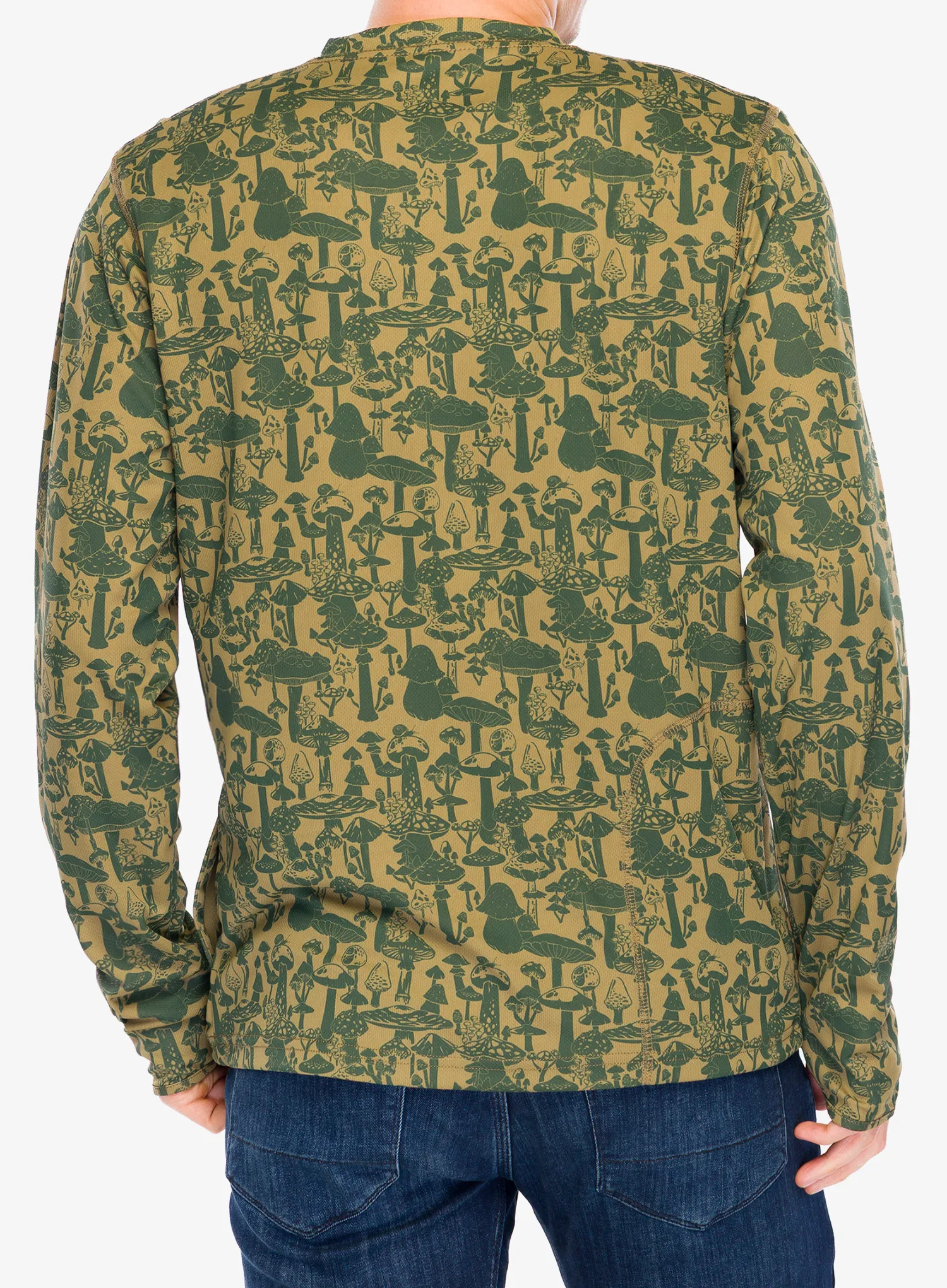 Mikina bez kapuce Kavu Sol Crew - forest forged