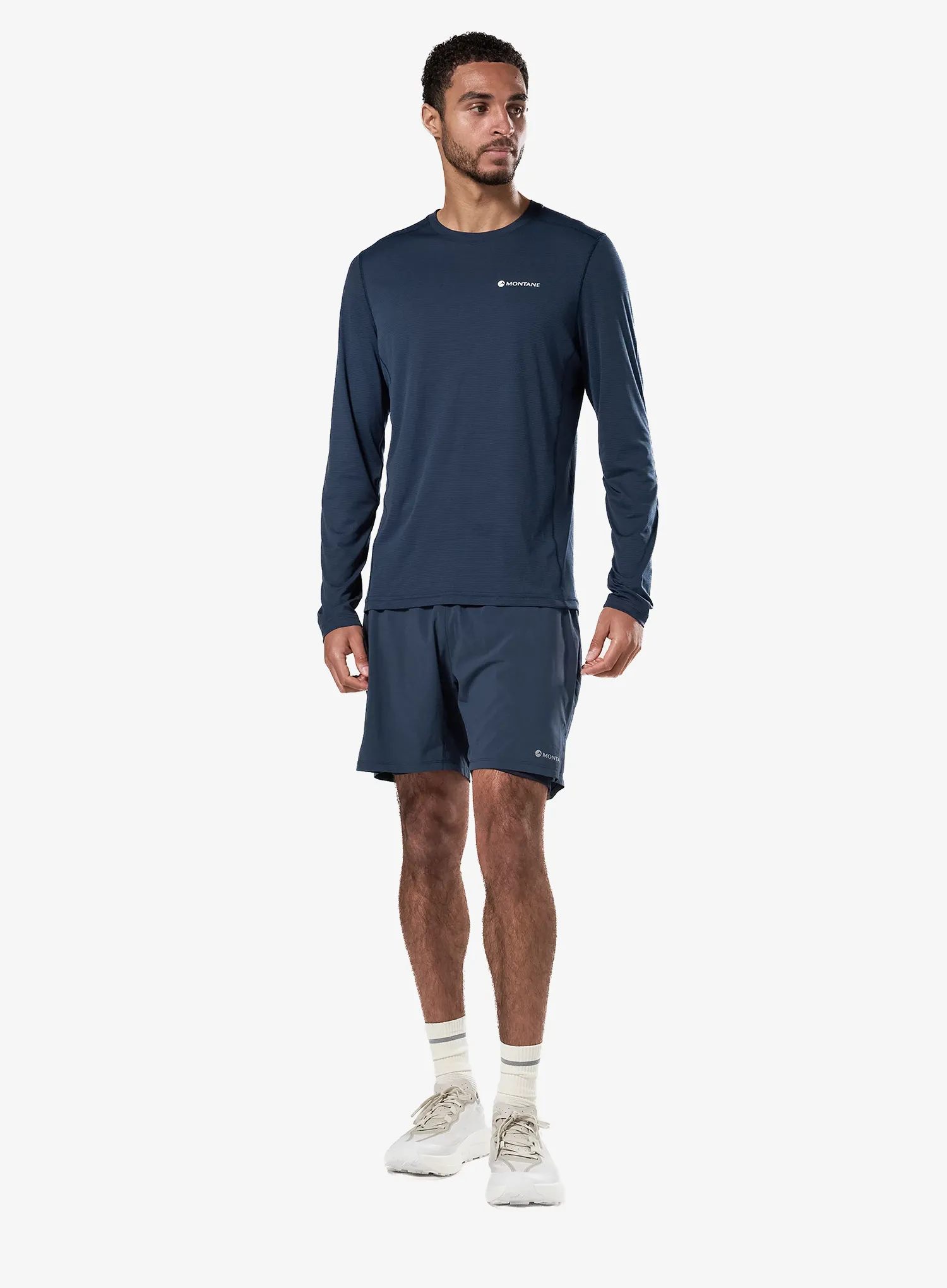 Mikina bez kapuce Montane Dart Nano Long Sleeve T-Shirt - eclipse blue