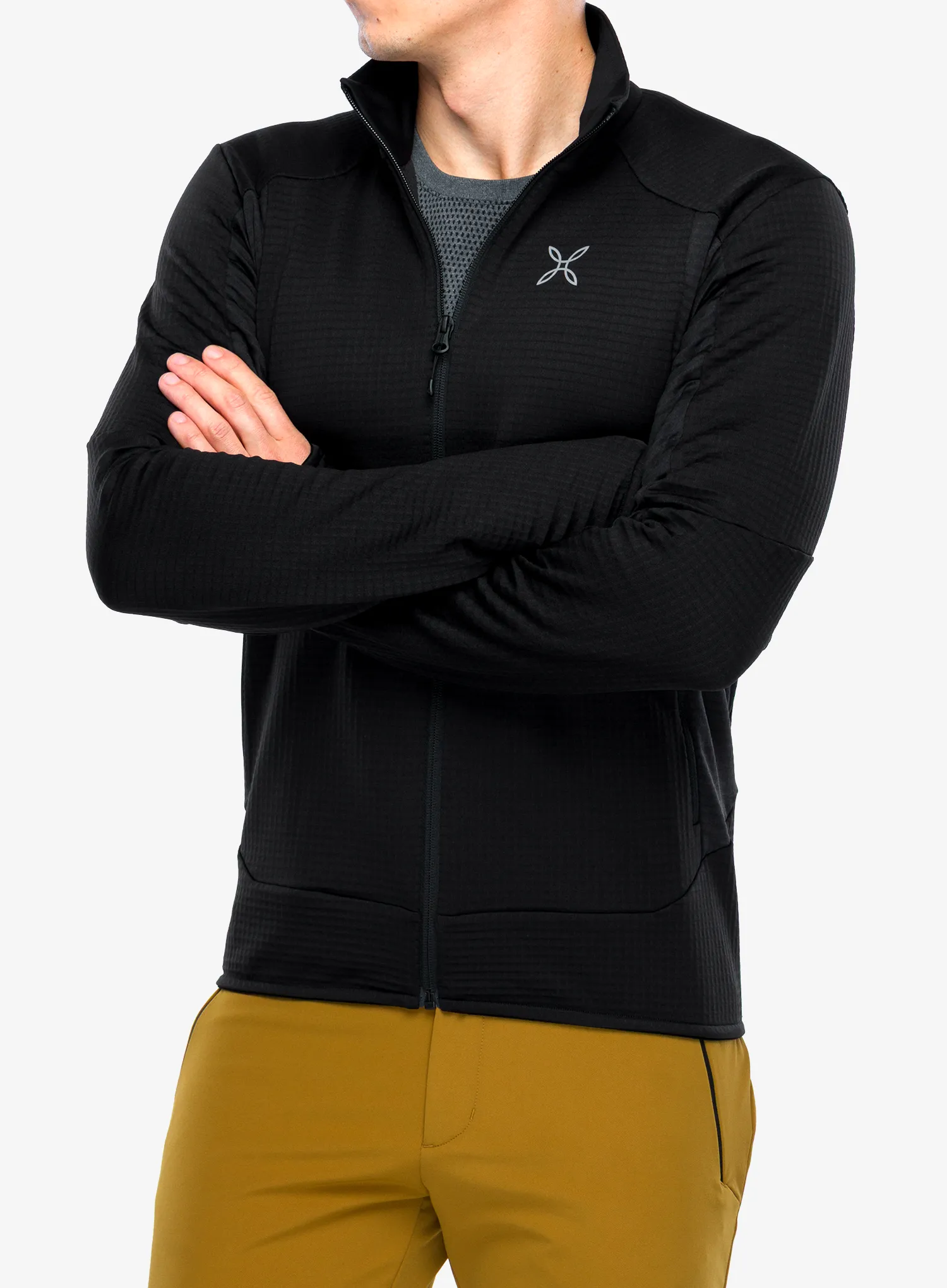 Mikina bez kapuce Montura Stretch Color Maglia - black