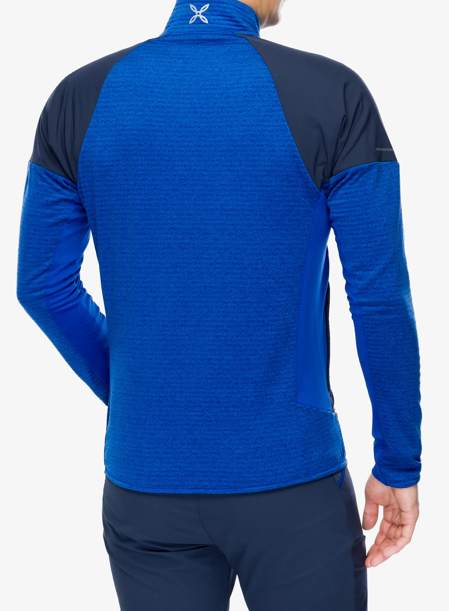 Mikina bez kapuce Montura Thermal Grid 2 Maglia - b.blue/graphite blue