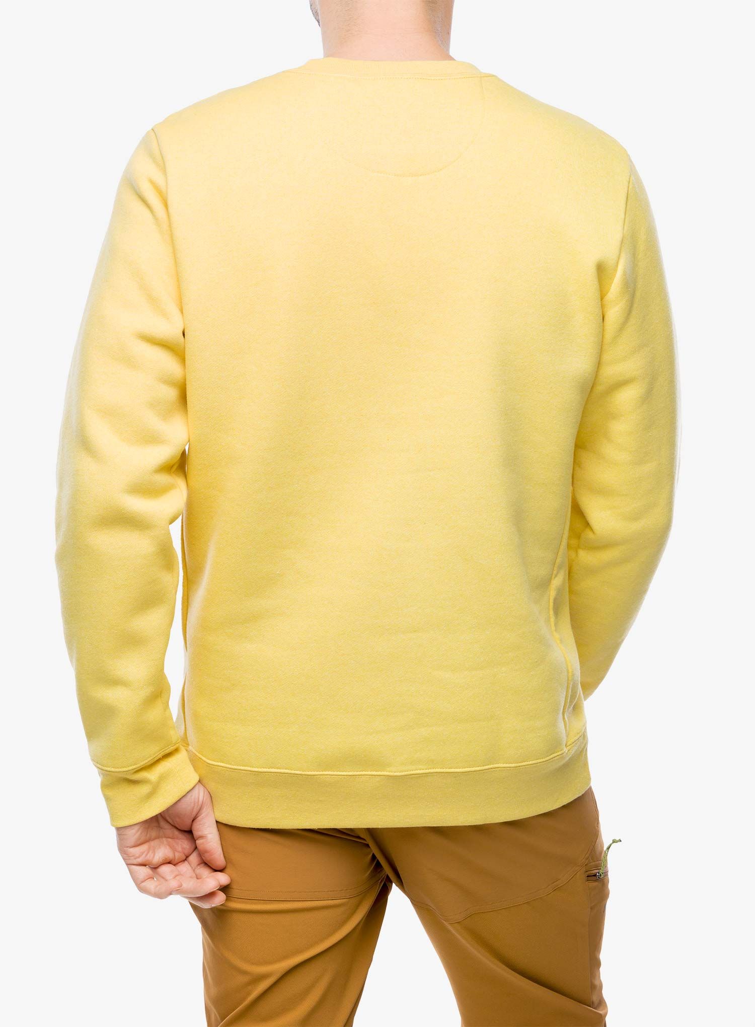 Mikina bez kapuce Patagonia Fitz Roy Icon Uprisal Crew Sweatshirt - milled yellow