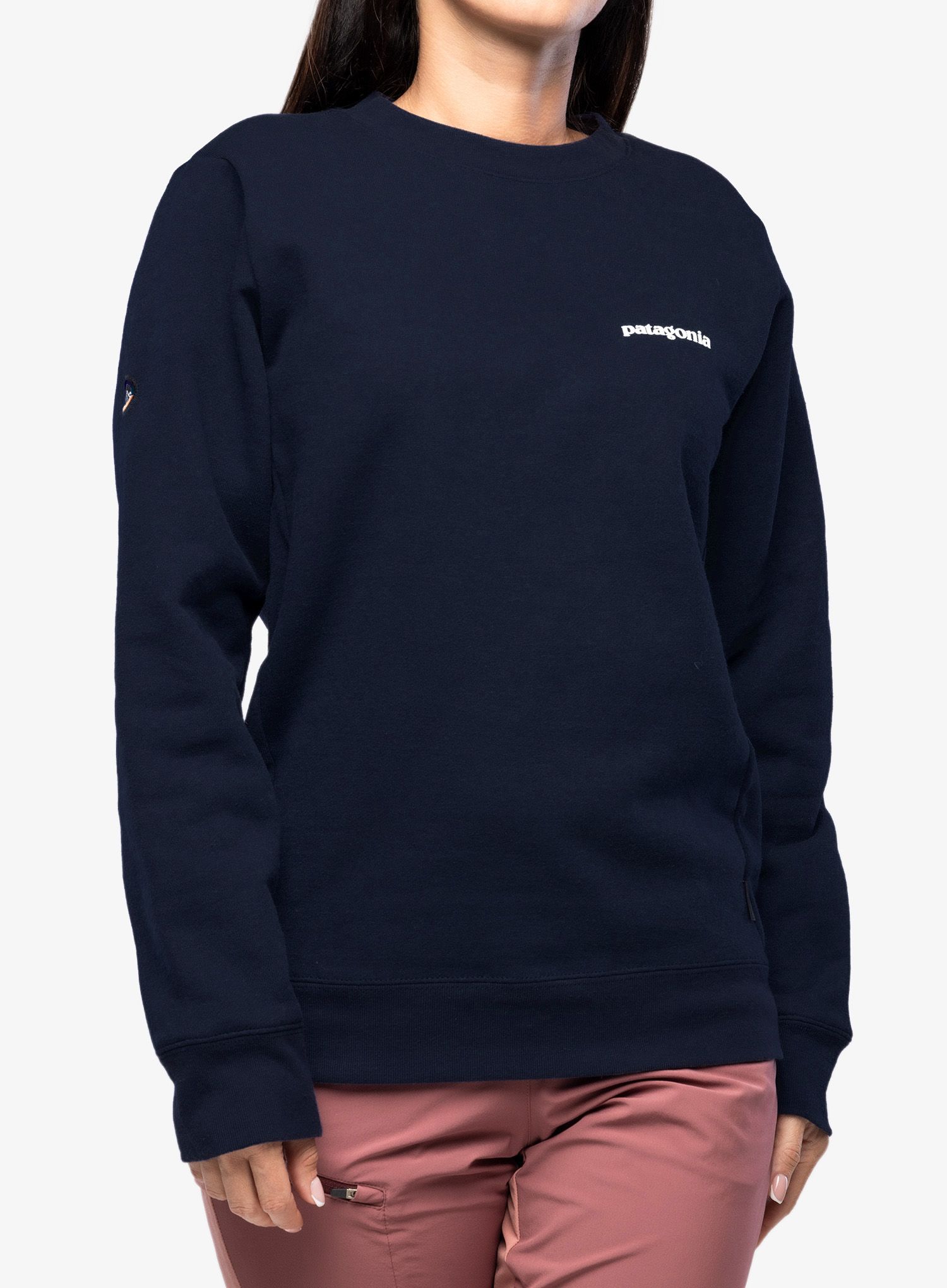 Mikina bez kapuce Patagonia Fitz Roy Icon Uprisal Crew Sweatshirt - new navy