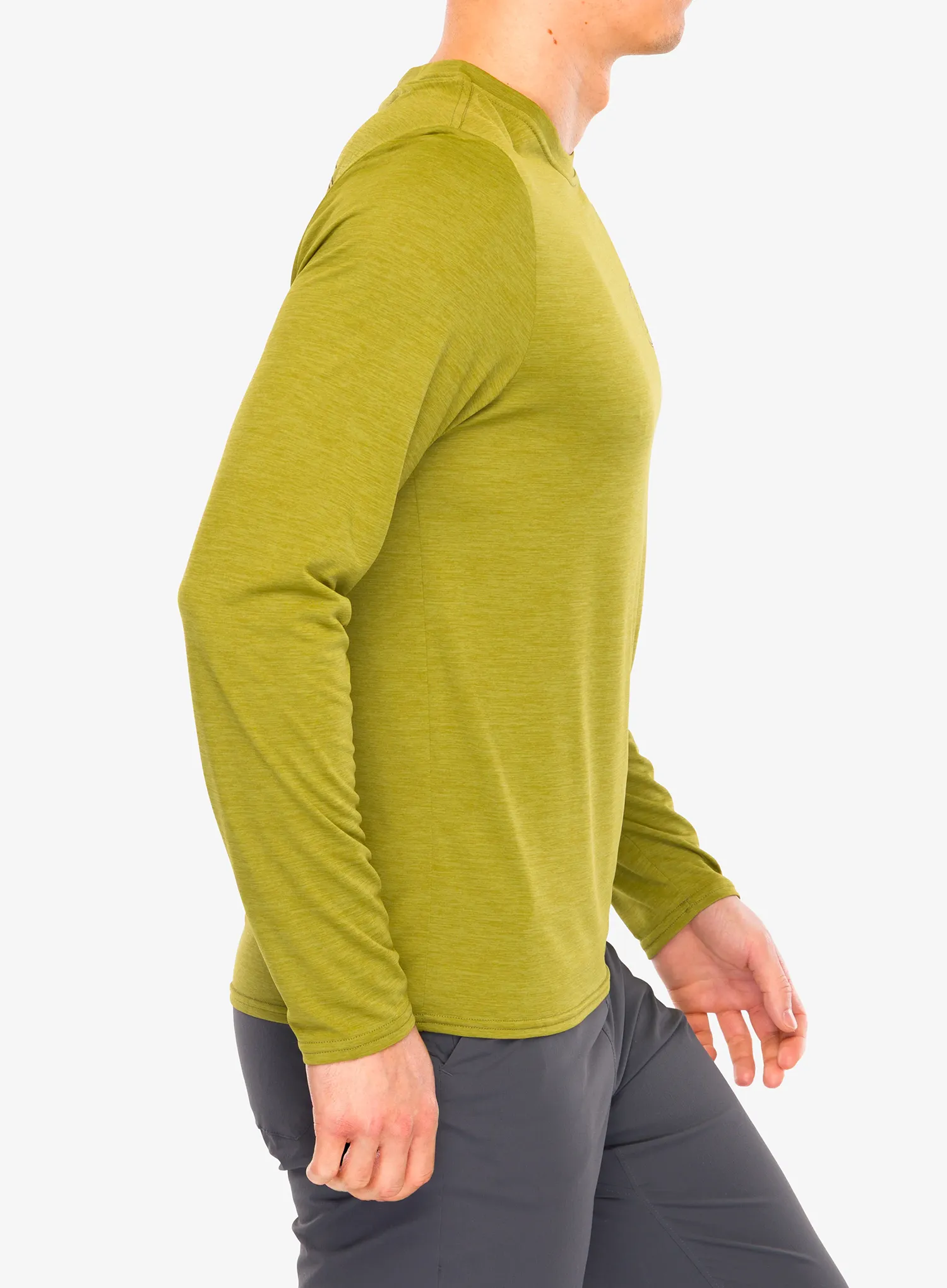 Mikina bez kapuce Patagonia L/S Cap Cool Daily Graphic Shirt Lands - clean climb roots/graze green