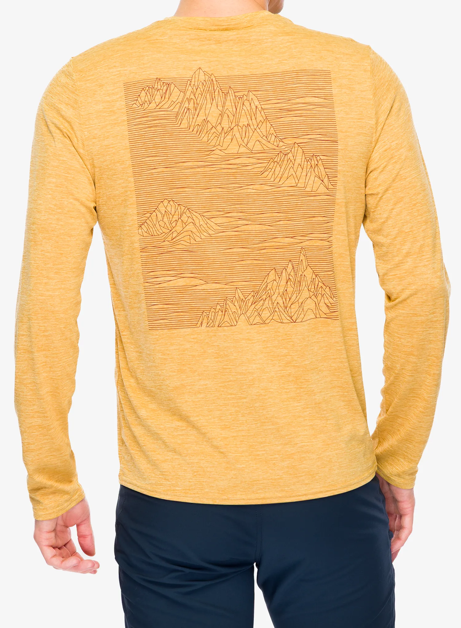 Mikina bez kapuce Patagonia L/S Cap Cool Daily Graphic Shirt - strataspire/beeswax tan
