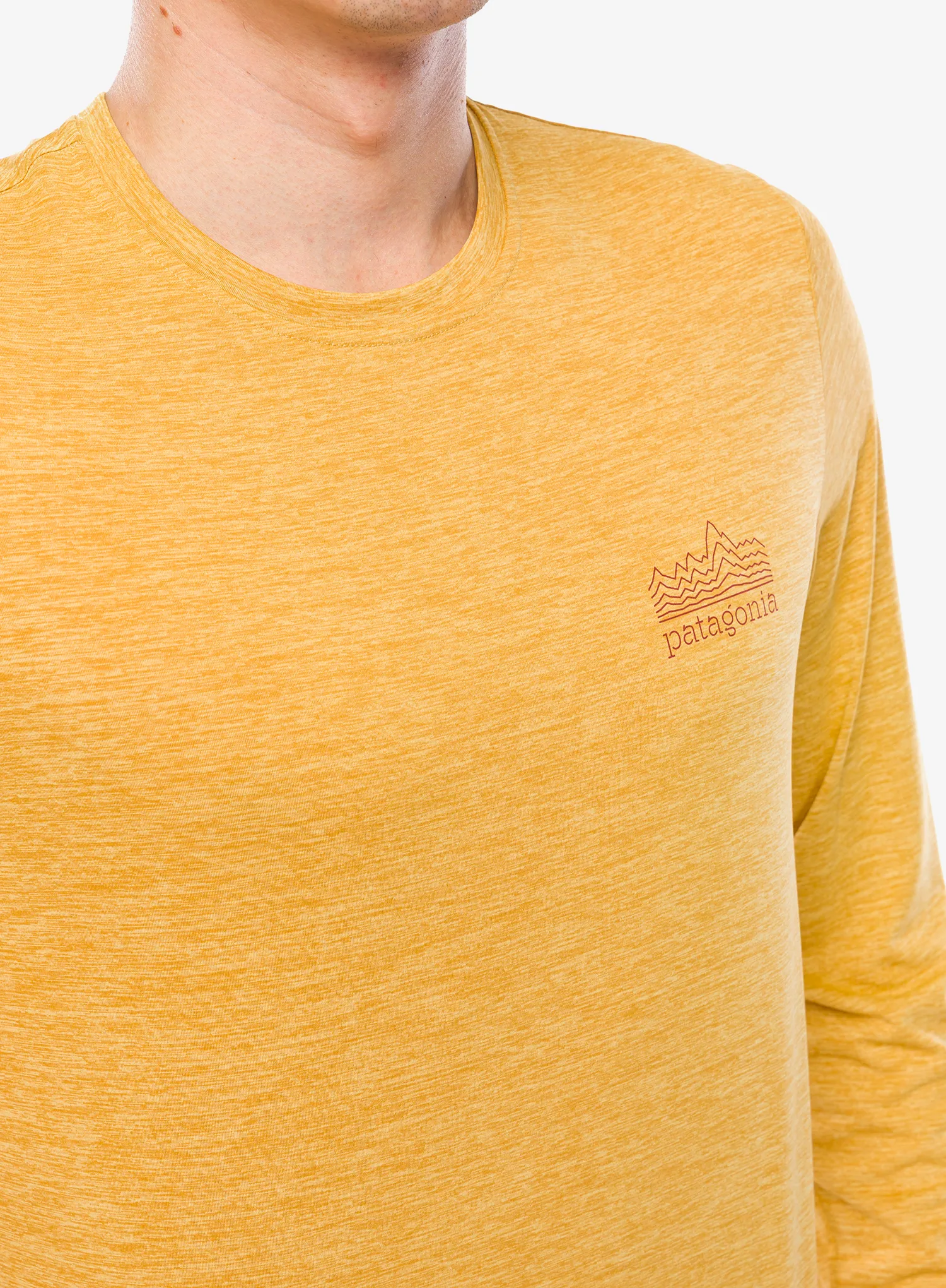 Mikina bez kapuce Patagonia L/S Cap Cool Daily Graphic Shirt - strataspire/beeswax tan