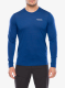 Mikina bez kapuce Patagonia L/S Cap Cool Merino Graphic Shirt - heritage header/clement blue