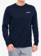 Mikina bez kapuce Patagonia L/S P-6 Logo Responsibili-Tee - new navy