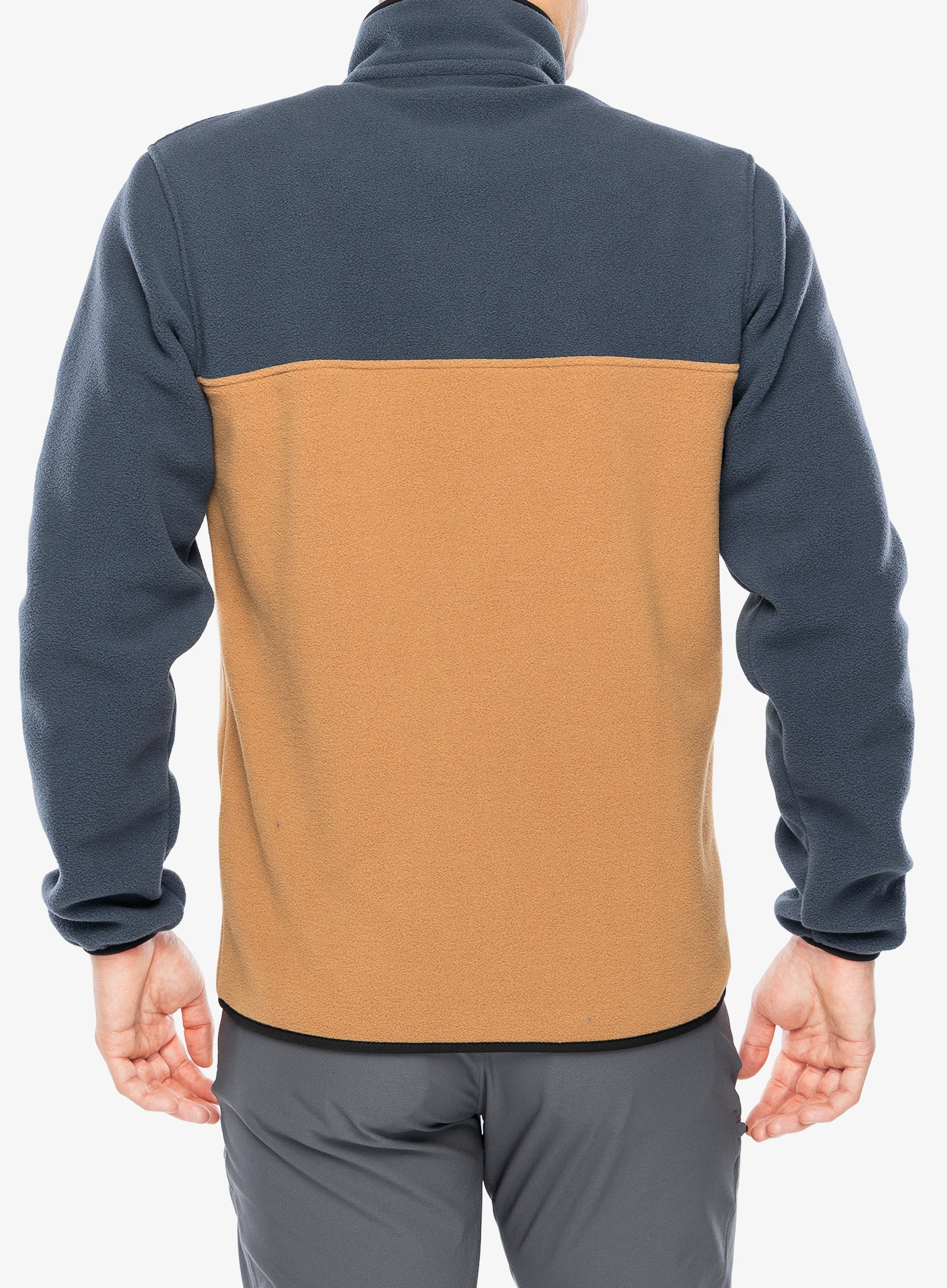 Mikina bez kapuce Patagonia Lightweight Synch Snap-T Pullover - deer brown