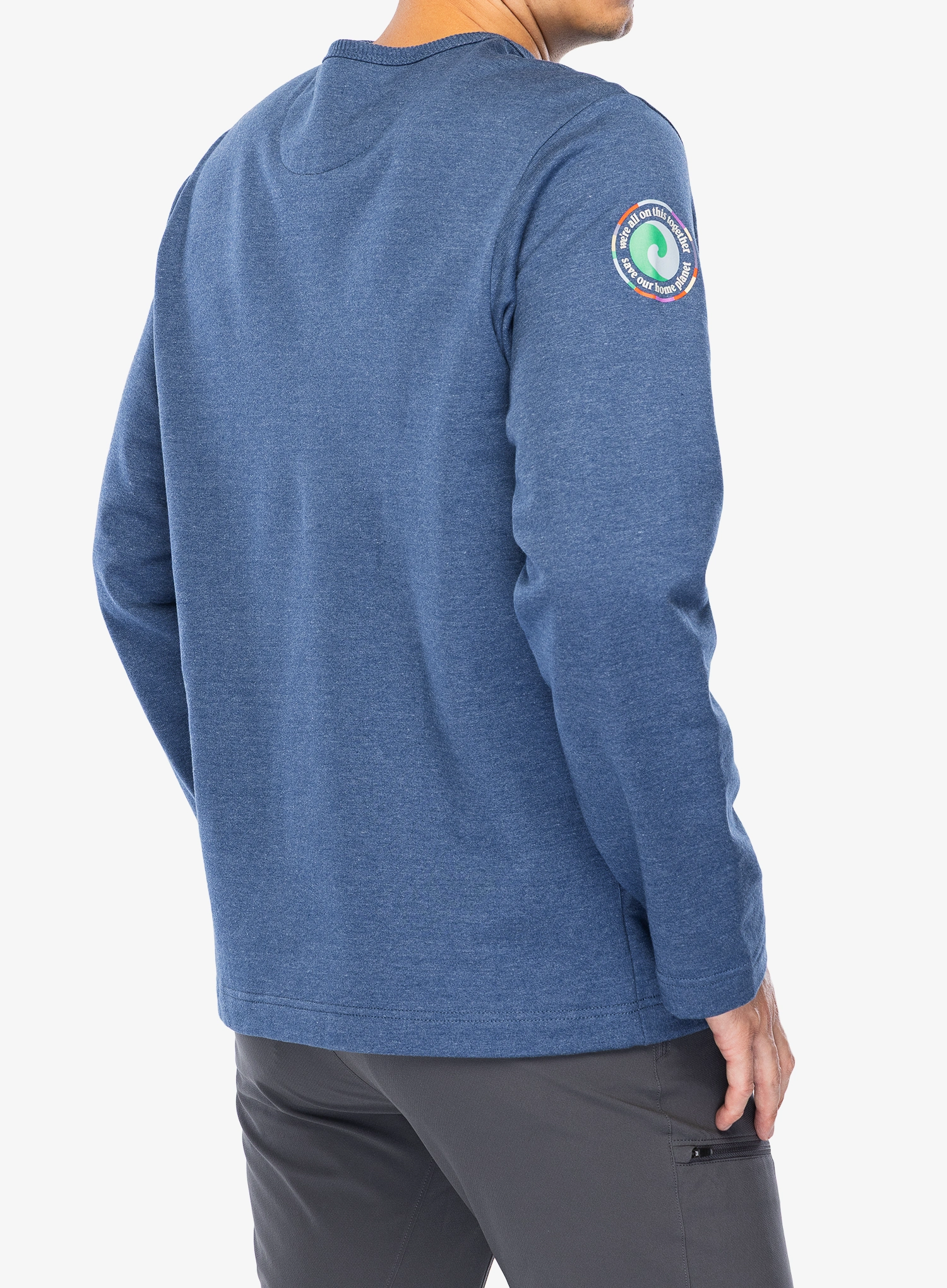 Mikina bez kapuce Patagonia LW Unity Fitz Wildrise Crew - clement blue