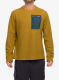 Mikina bez kapuce Patagonia R1 Air Crew - bobcat brown