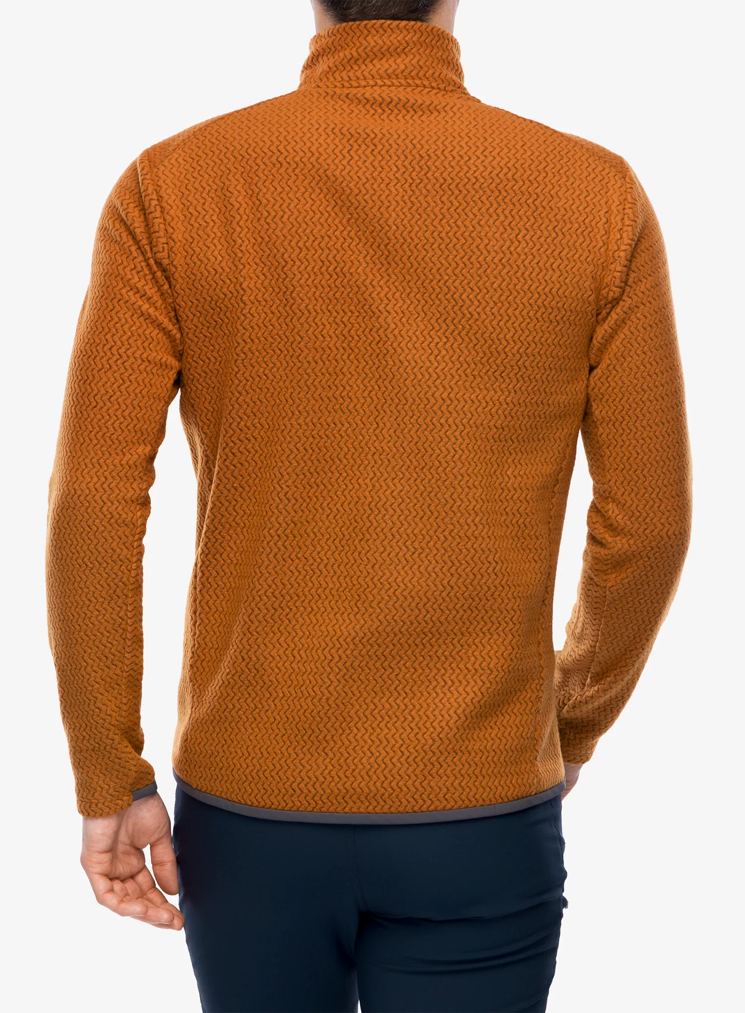 Mikina bez kapuce Patagonia R1 Air Zip Neck - robin brown