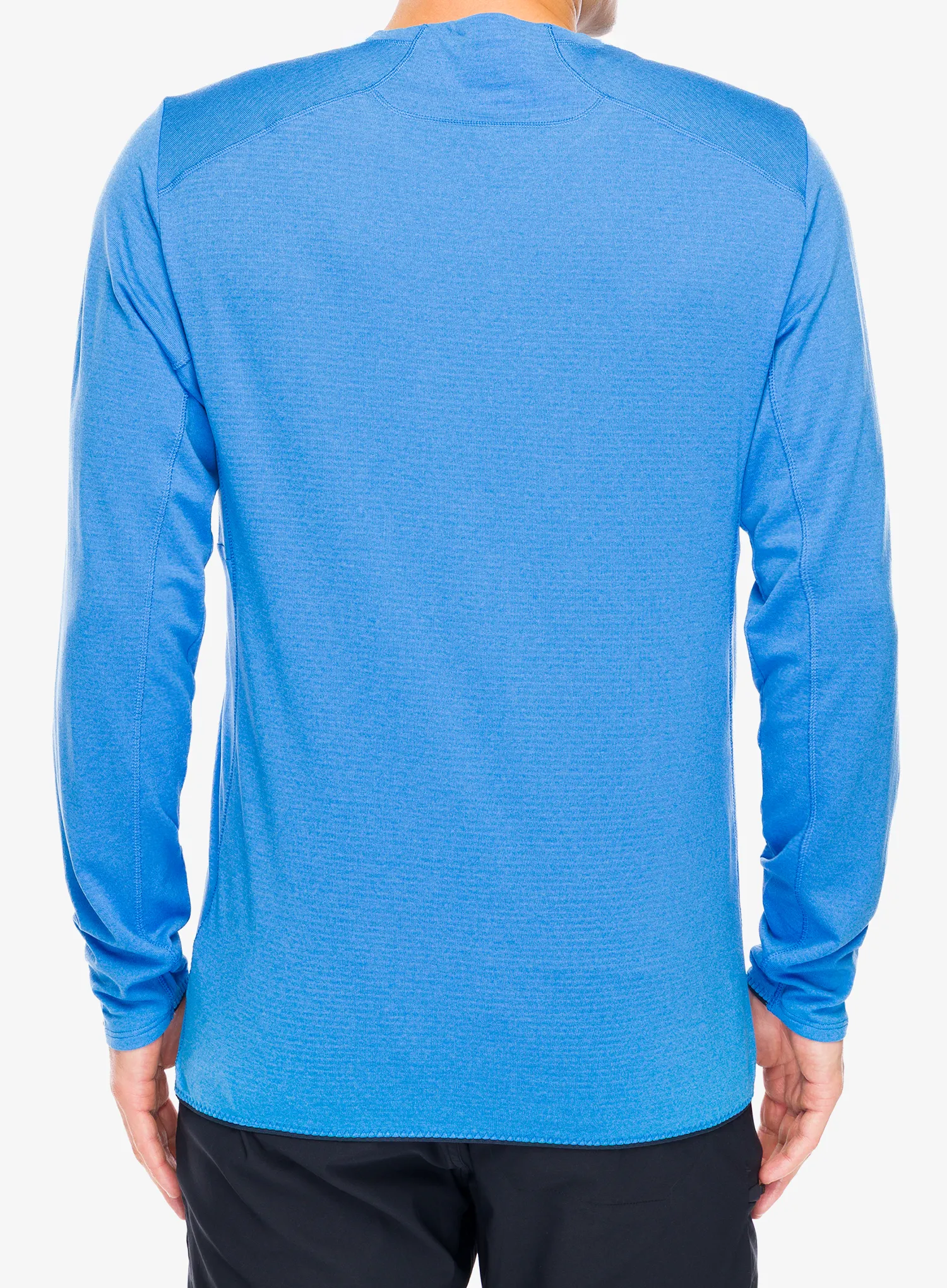Mikina bez kapuce Peak Performance Freelight Polartec Grid - azure ascent/blue shadow
