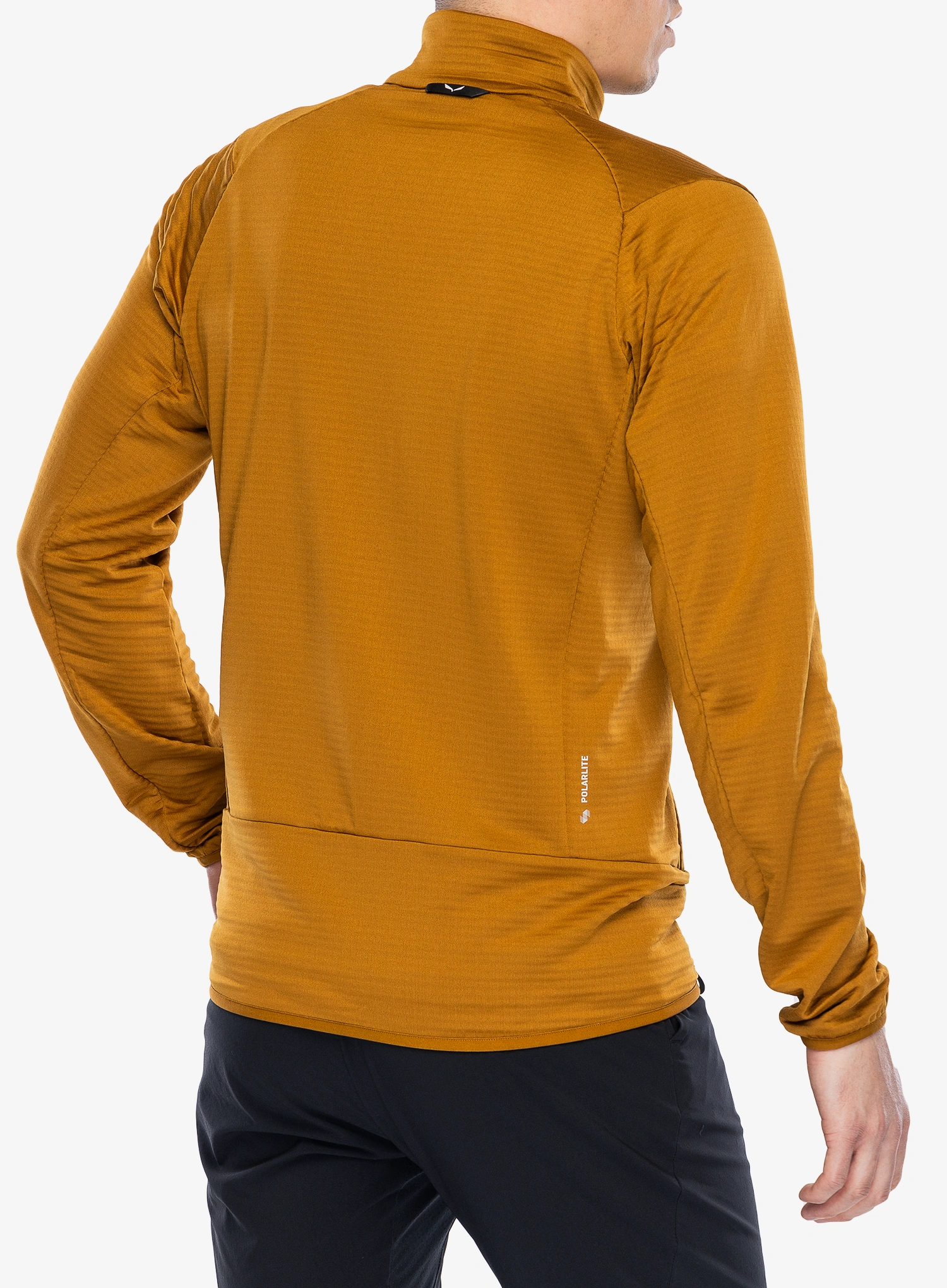 Mikina bez kapuce Salewa Puez Altavia PL Jacket - golden brown