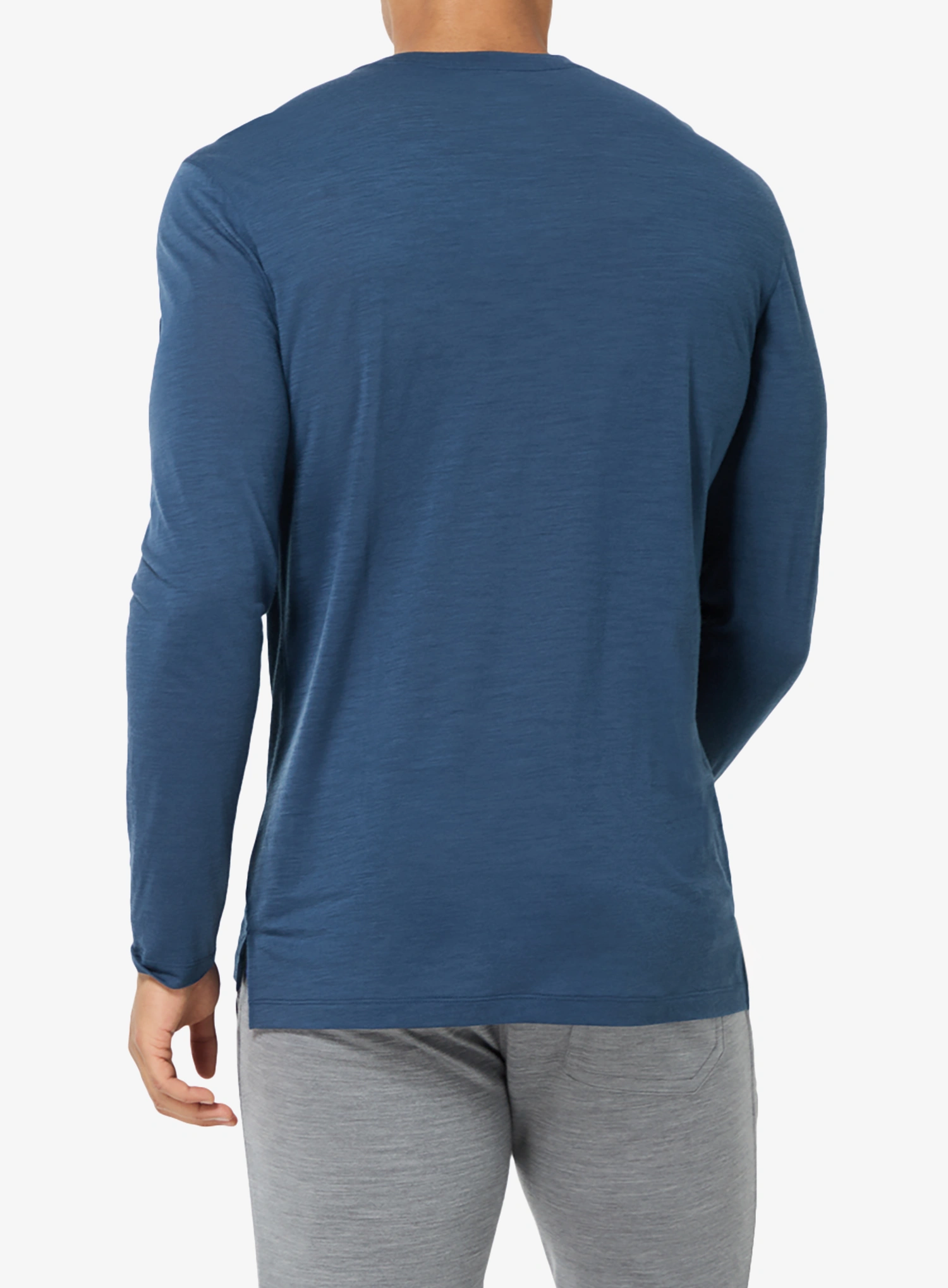 Mikina bez kapuce Super.natural HZSG Haute Route LS - ocean blue/various
