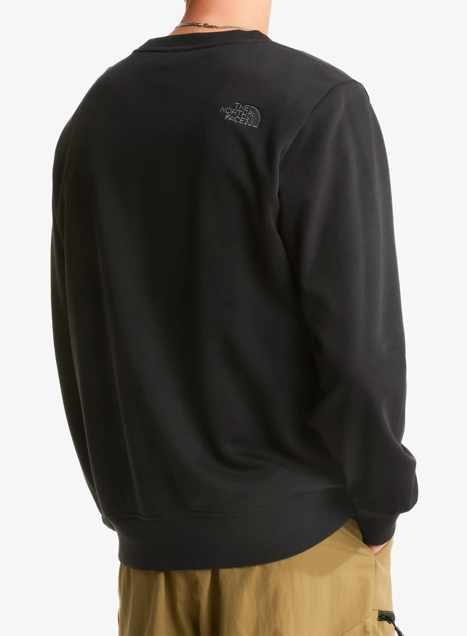 Mikina bez kapuce The North Face Drew Peak Light Crew - black/anthracite grey