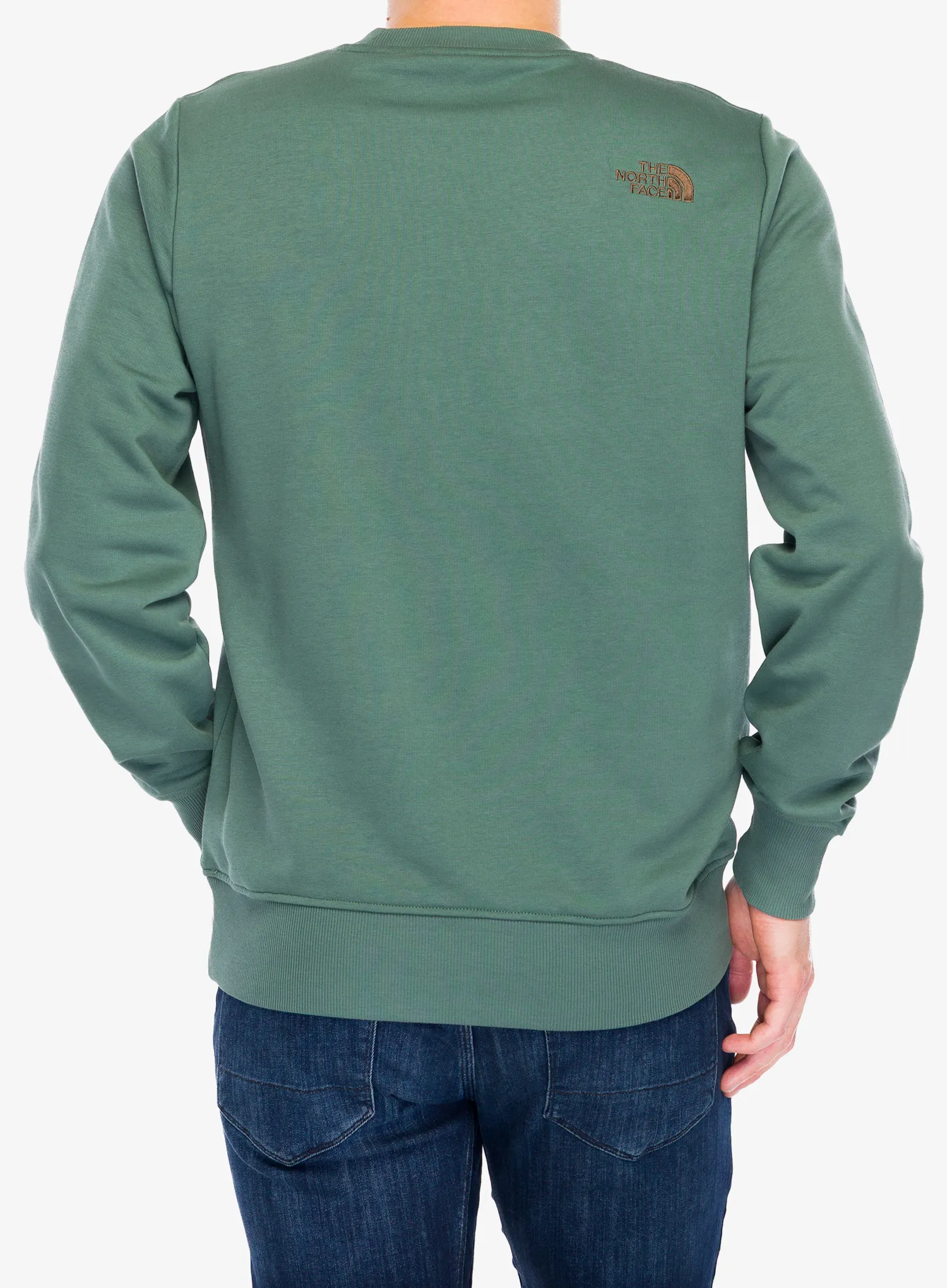 Mikina bez kapuce The North Face Drew Peak Light Crew - duck green/latte