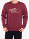 Mikina bez kapuce The North Face Drew Peak Light Crew - sumac/gravel