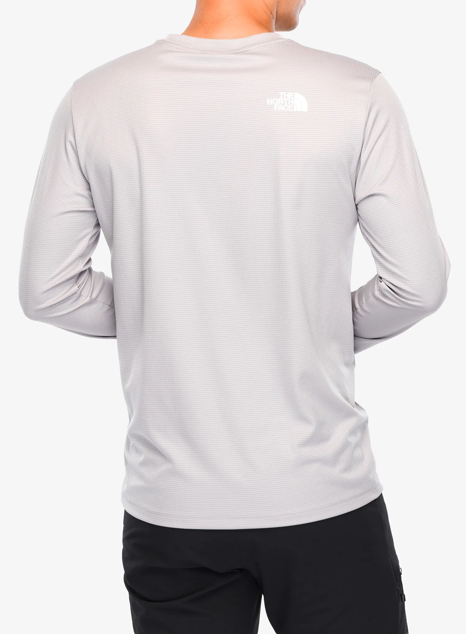 Mikina bez kapuce The North Face Shadow LS - moonstone grey