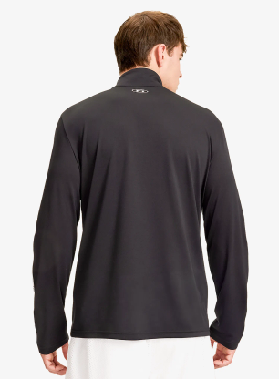 Mikina bez kapuce Under Armour Tech Taping 1/2 Zip - black/white/white