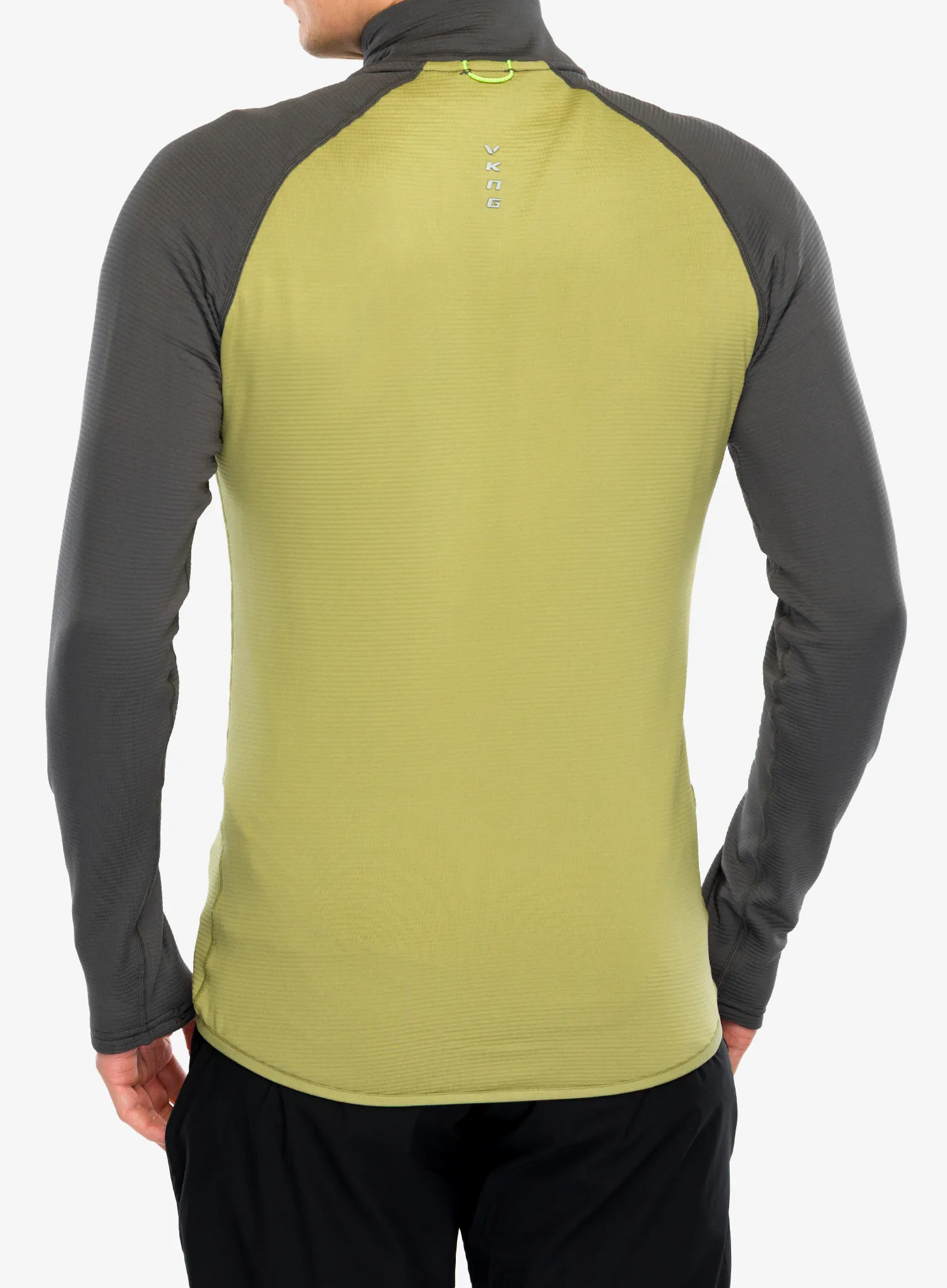 Mikina bez kapuce Viking Birger - olive/grey