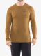 Mikina bez kapuce Viking Longsleeve Andali - light brown/black