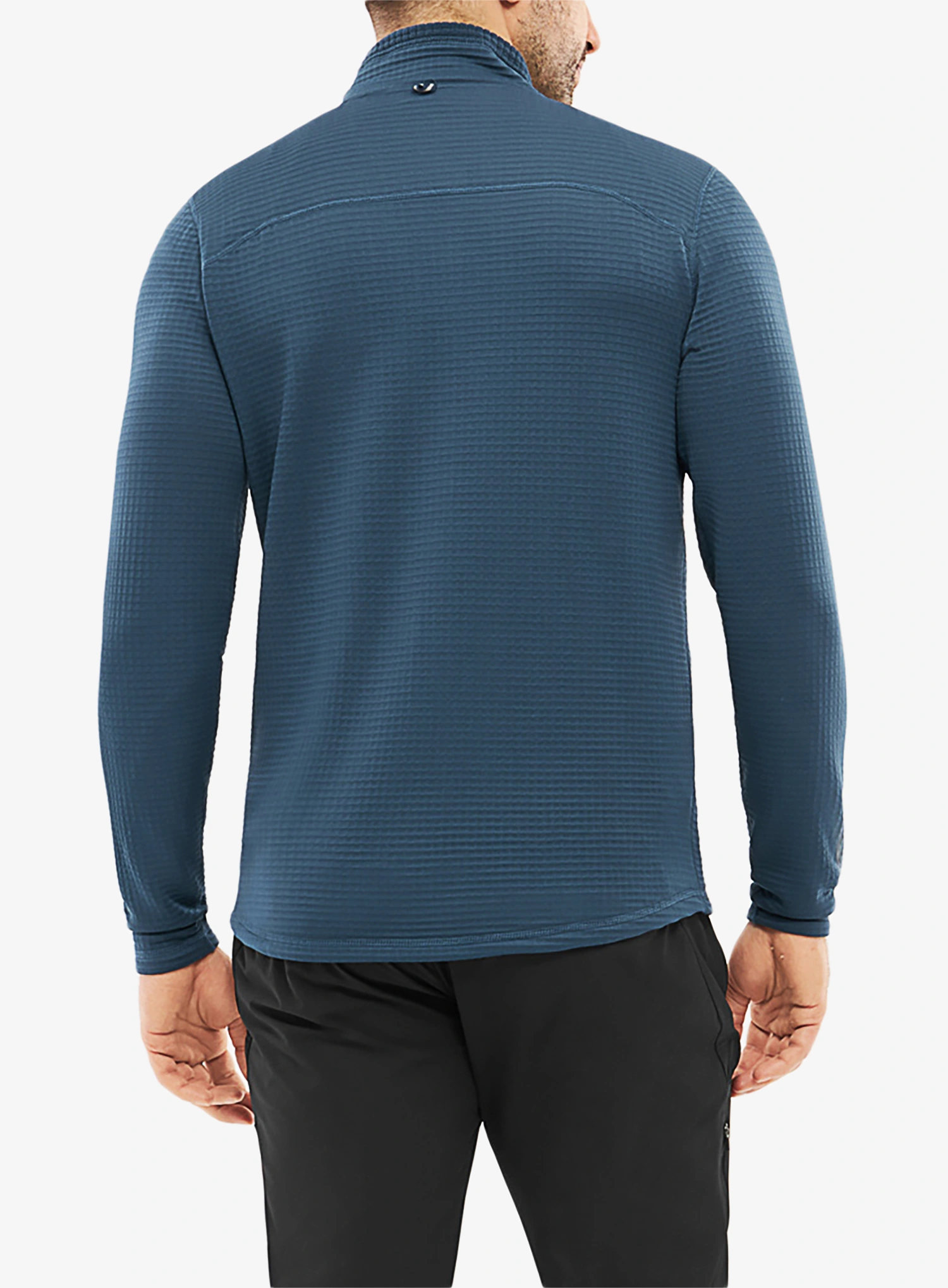 Mikina bez kapuce Viking Midlayer Admont Full Zip - navy