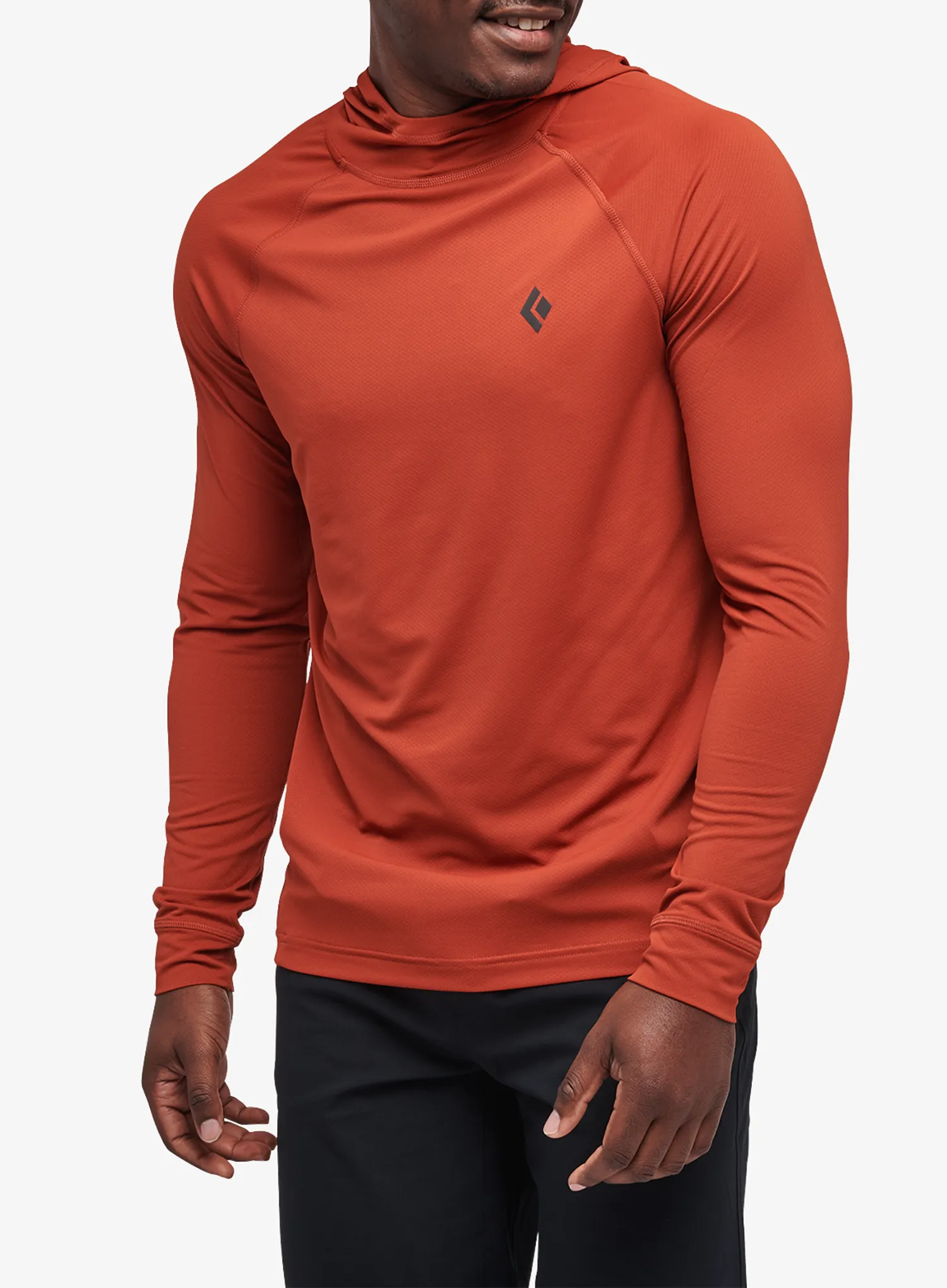 Mikina Black Diamond Alpenglow Hoody - burnt sienna