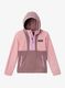 Chlapecká mikina Columbia Back Bowl Lite Half Zip Hoodie - salmon rose/fig/cosmos