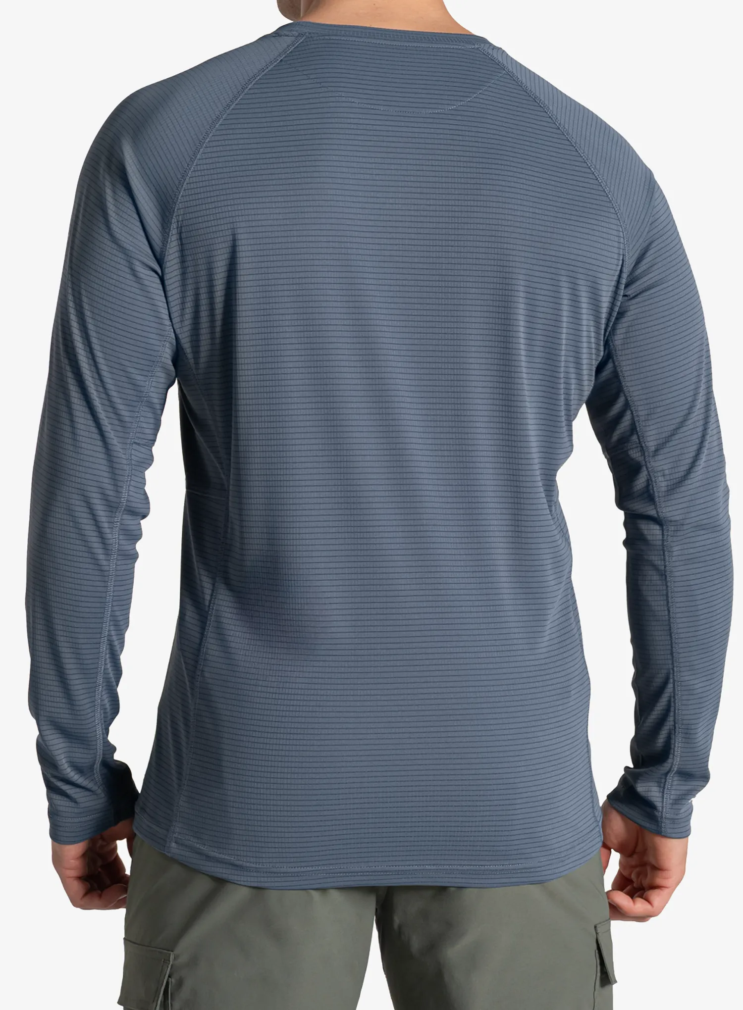 Mikina Craghoppers NosiLife SolarShield+ Long Sleeved T-Shirt - dark pewter