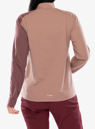 Dámská mikina adidas TERREX Multi Half Zip Longsleeve - warm clay