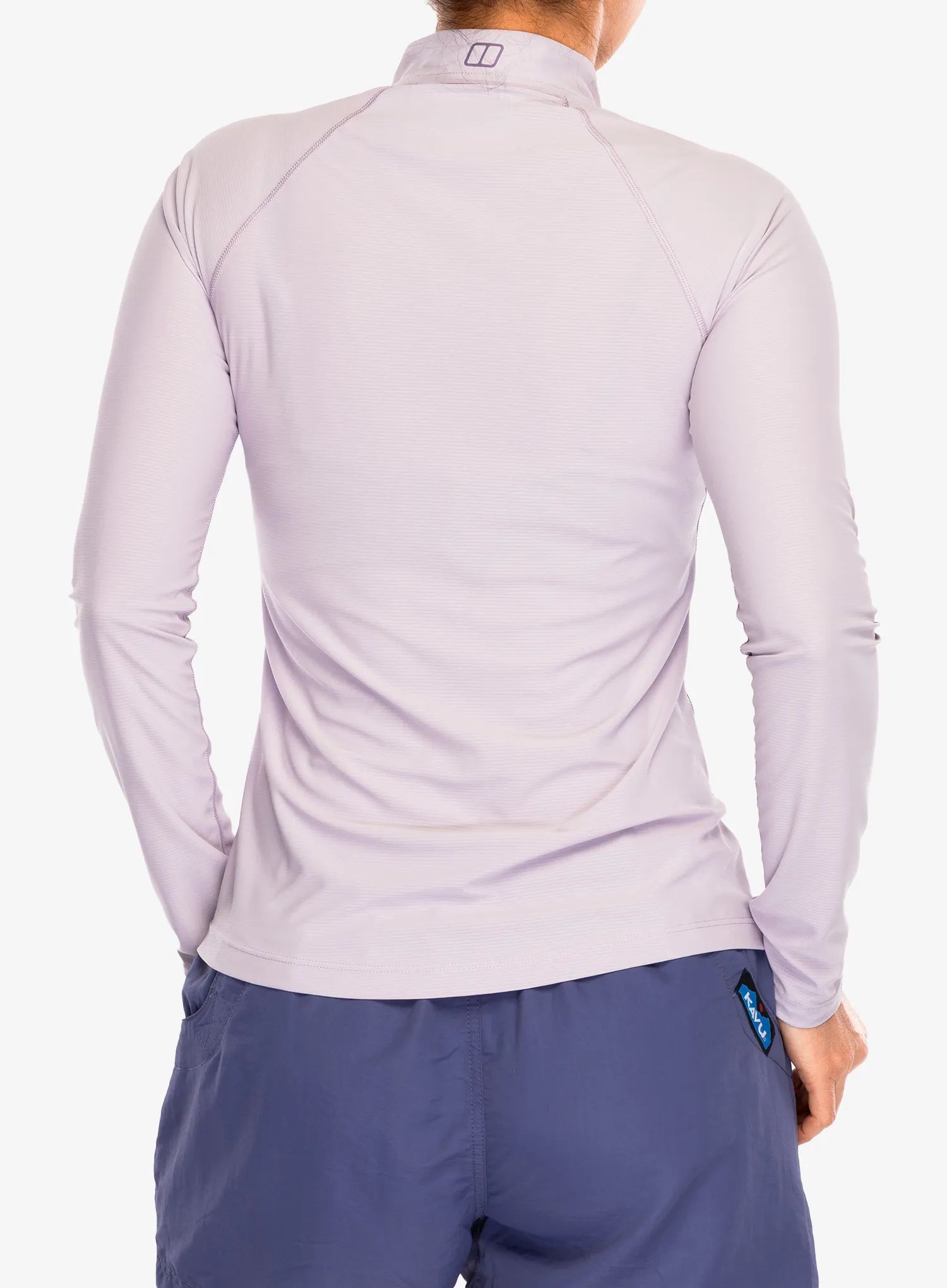 Dámská mikina bez kapuce Berghaus 24/7 Tech Tee LS HZ - cloud