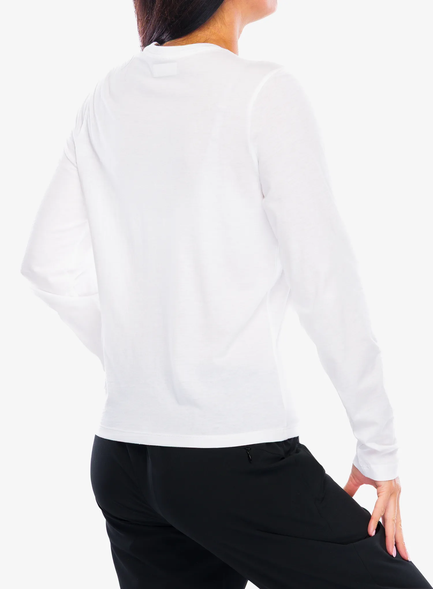 Dámská mikina bez kapuce Columbia Ruby Springs Graphic LS Tee - white/colorful treescape