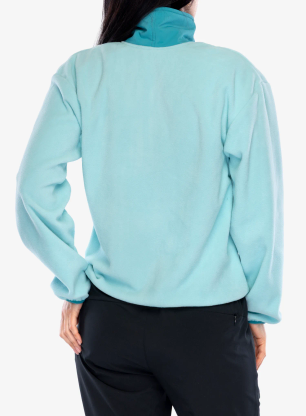 Dámská mikina bez kapuce Columbia Sequoia Grove Half Zip Fleece - spray/teal