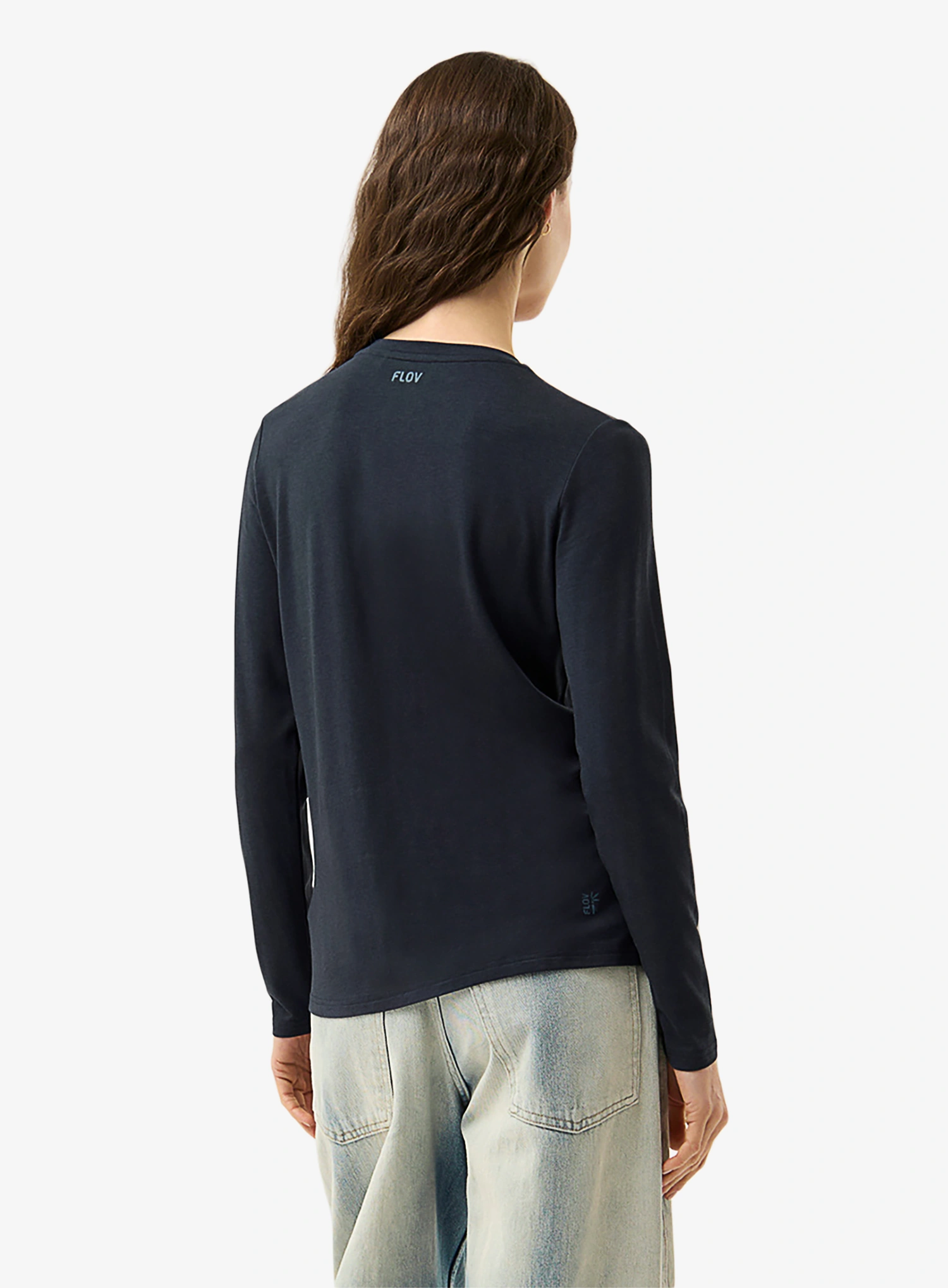 Dámská mikina bez kapuce Flov Paria - navy/blue