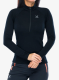 Dámská mikina bez kapuce Montura Peak Power Grid Polartec Anorak - black/black