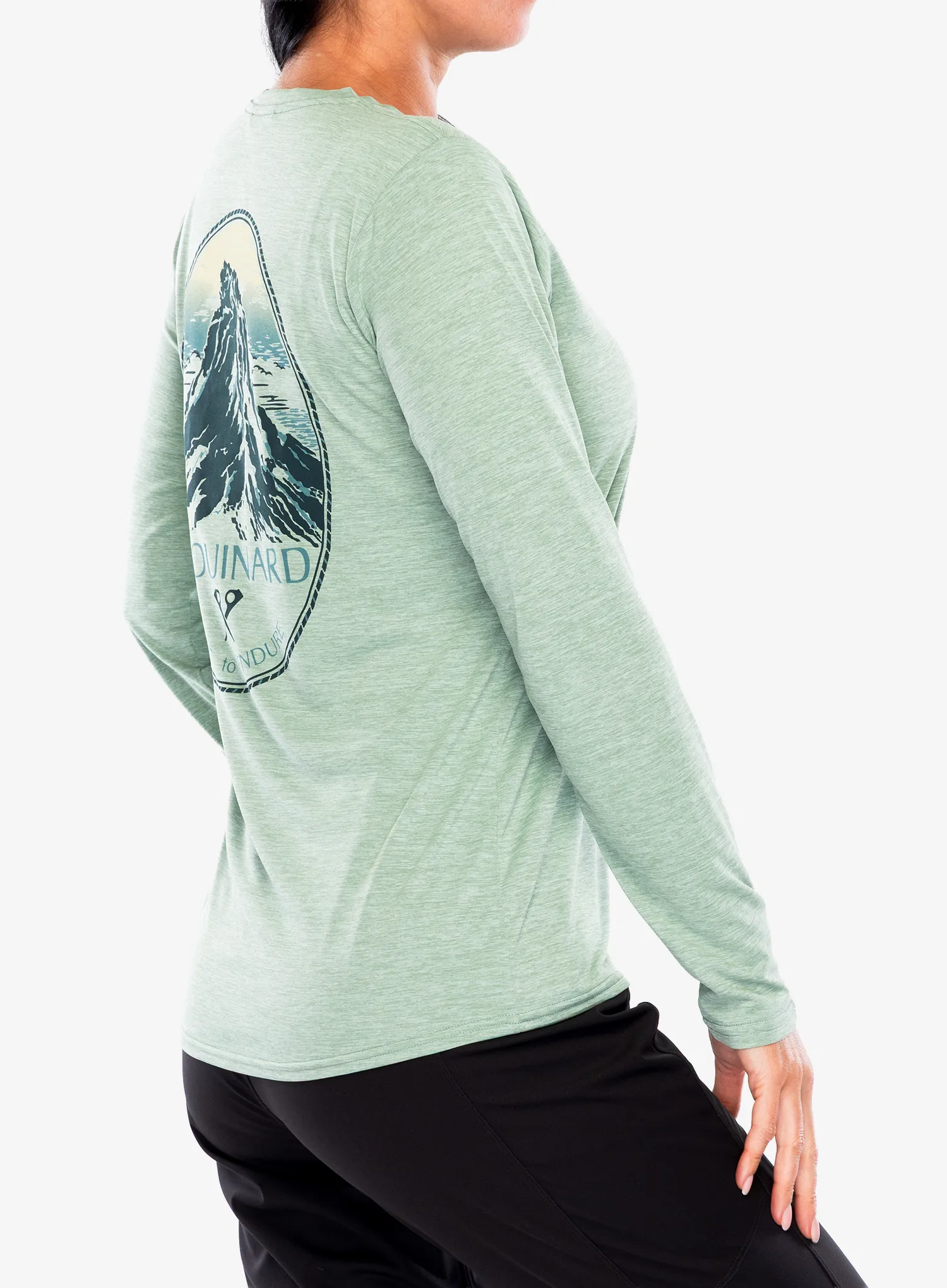 Dámská mikina bez kapuce Patagonia L/S Cap Cool Daily Graphic Shirt Lands - chouinard crest/green