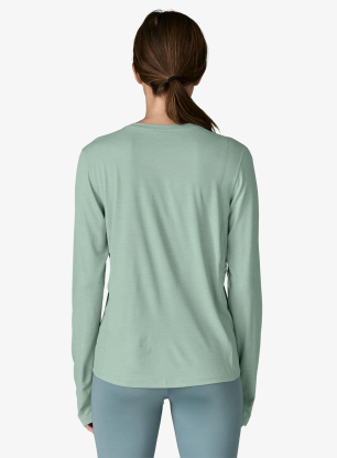 Dámská mikina bez kapuce Patagonia L/S Cap Cool Sun Shirt - thermal blue/thin ice x-dye