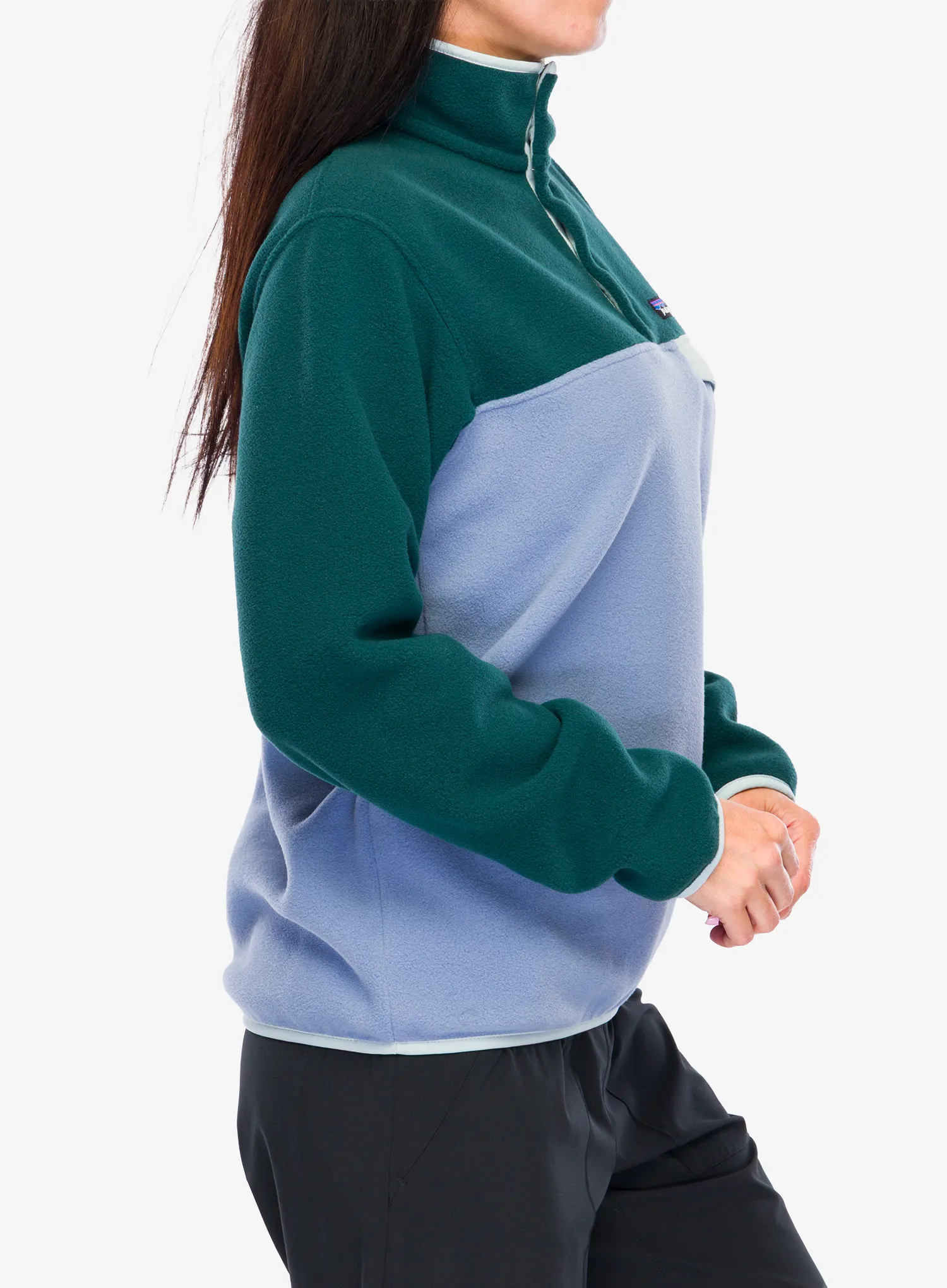 Dámská mikina bez kapuce Patagonia Lightweight Synch Snap-T Pullover - barnacle blue