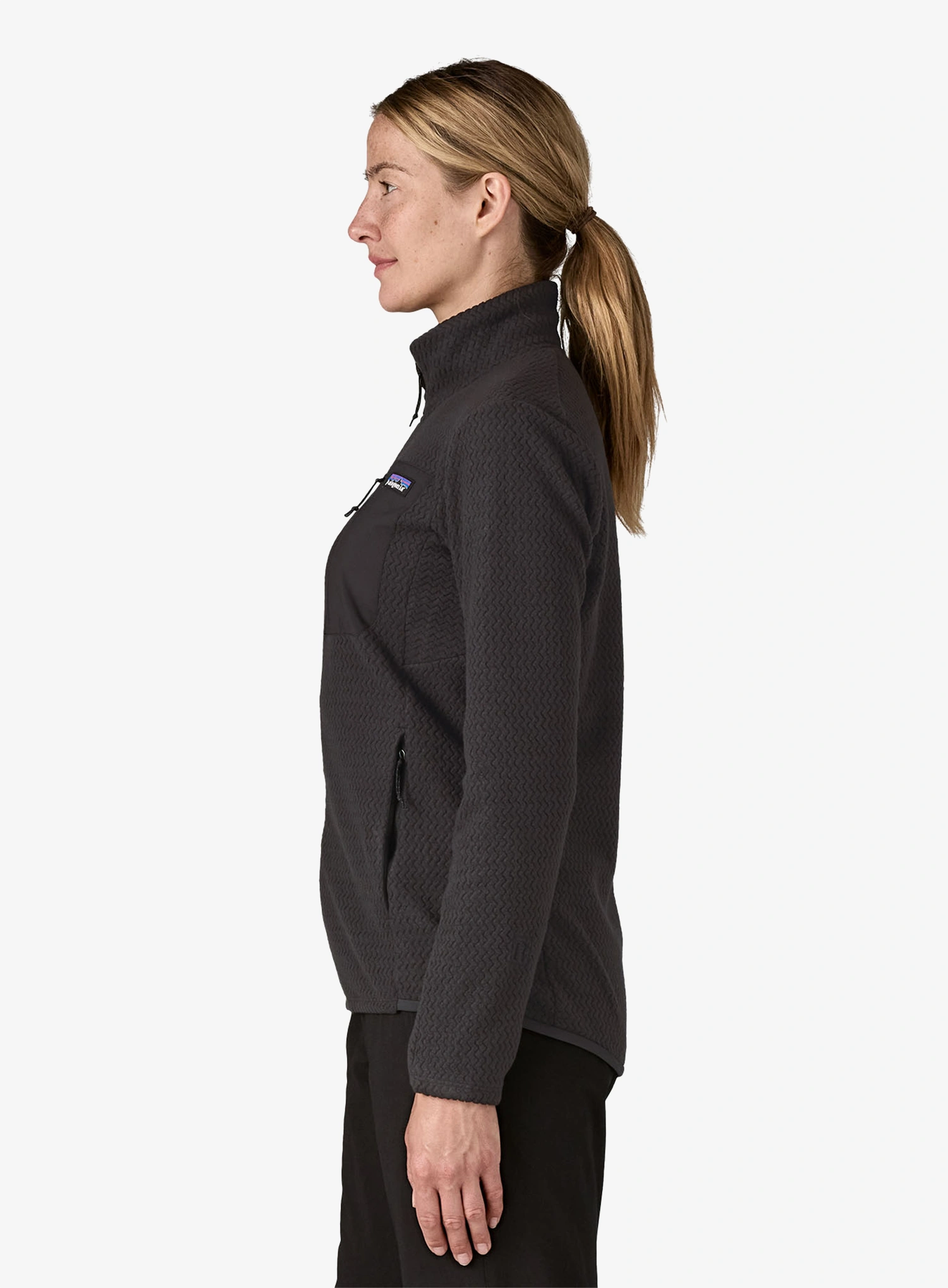 Dámská mikina bez kapuce Patagonia R1 Air Jacket - black