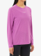 Dámská mikina bez kapuce Salomon Shkout Core LS Tee - iris orchid
