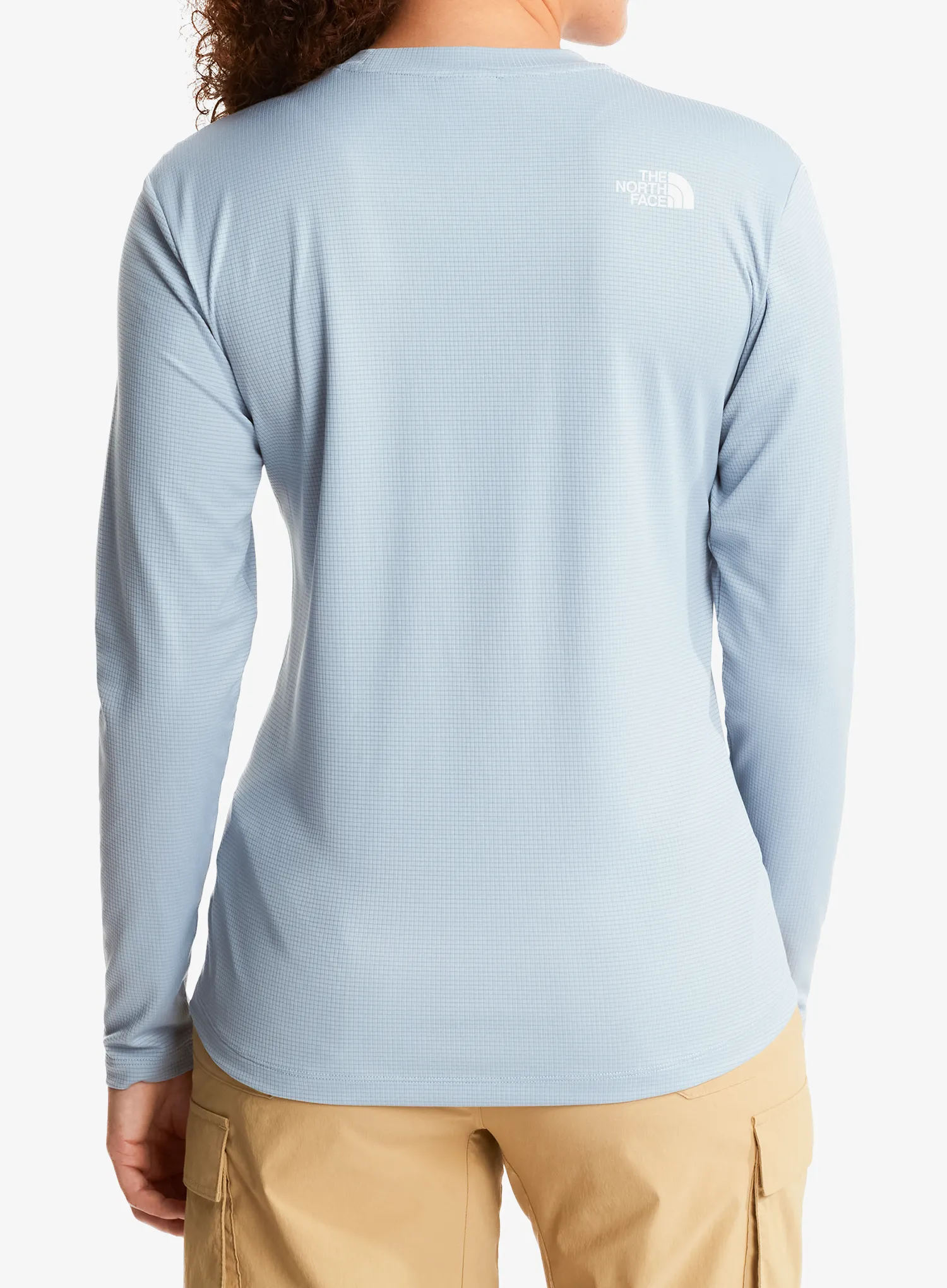 Dámská mikina bez kapuce The North Face Shadow Long Sleeve T-Shirt - frost grey