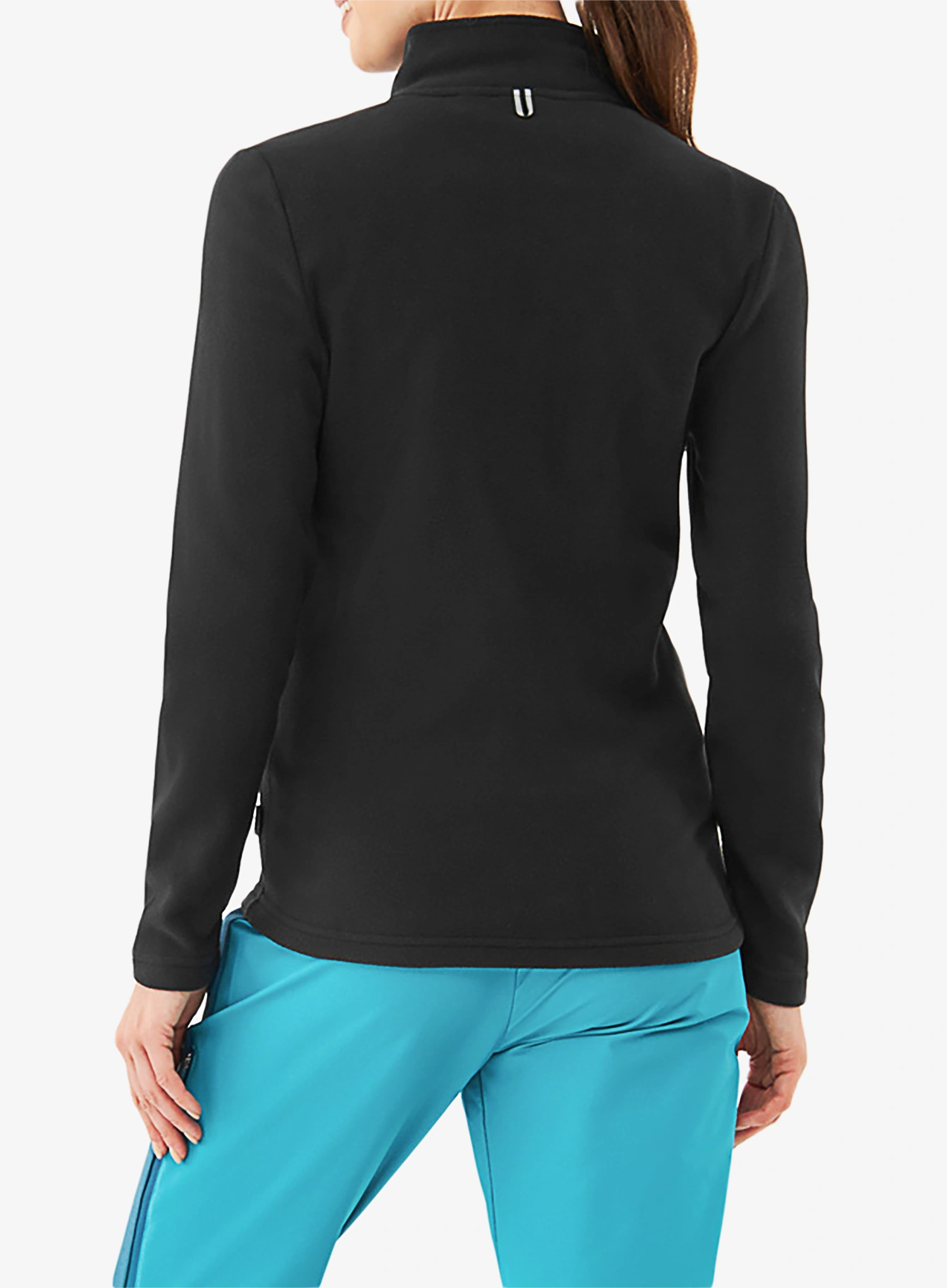 Dámská mikina bez kapuce Viking Midlayer Fleece Tesero Polartec - black