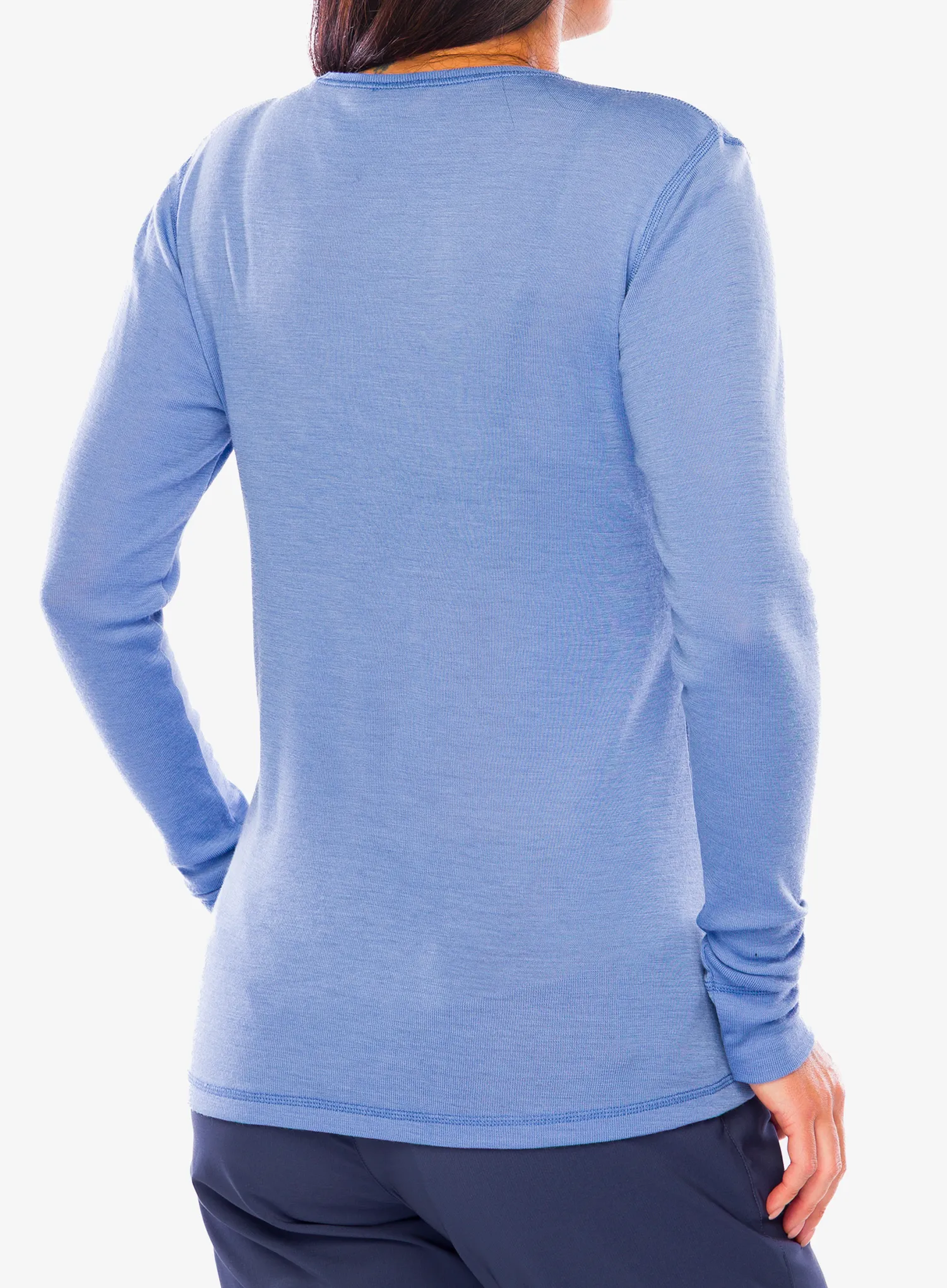 Dámská mikina Dovre 100% Merino Wool LS - blue