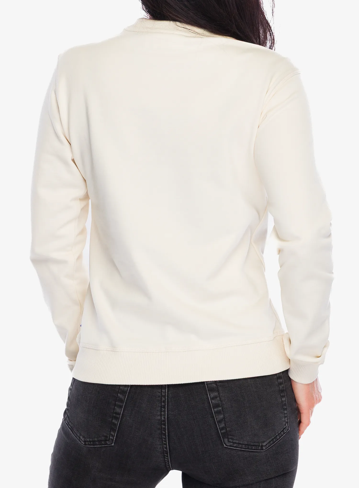Dámská mikina Fjallraven 1960 Logo Badge Sweater - chalk white
